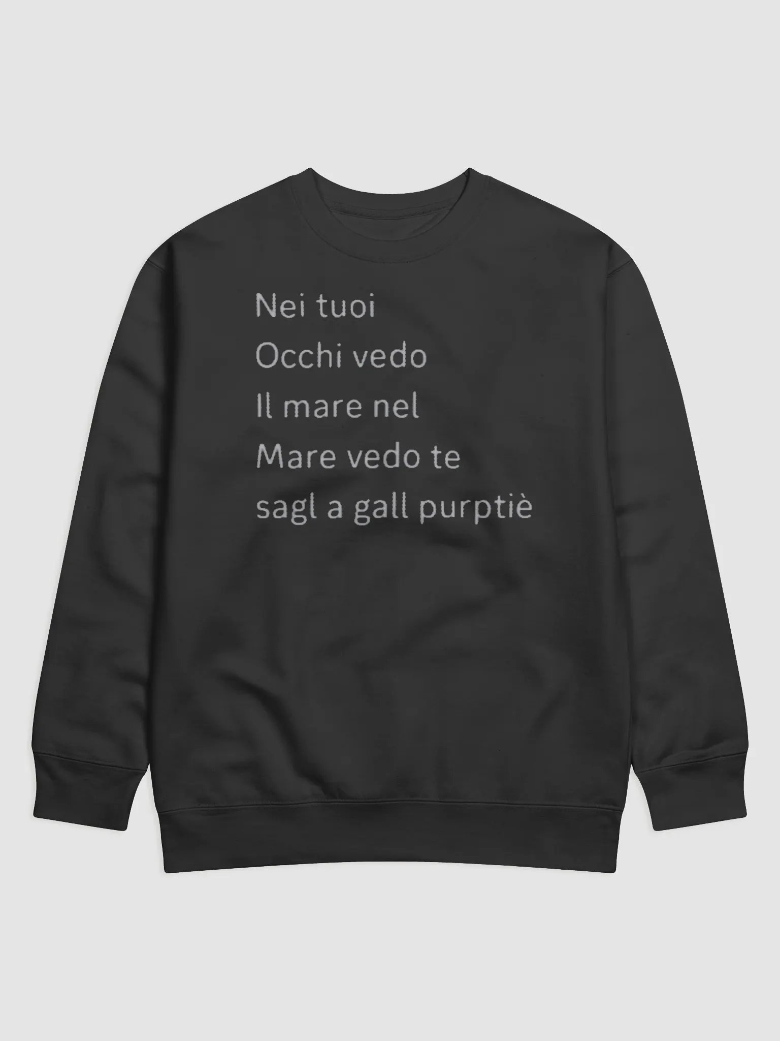 Felpa invernale con frase ironica product image (1)