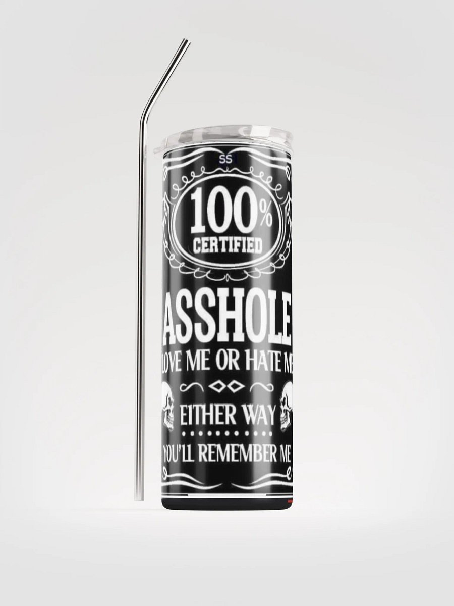 Certified Asshole Stainless Steel Tumbler product image (1)