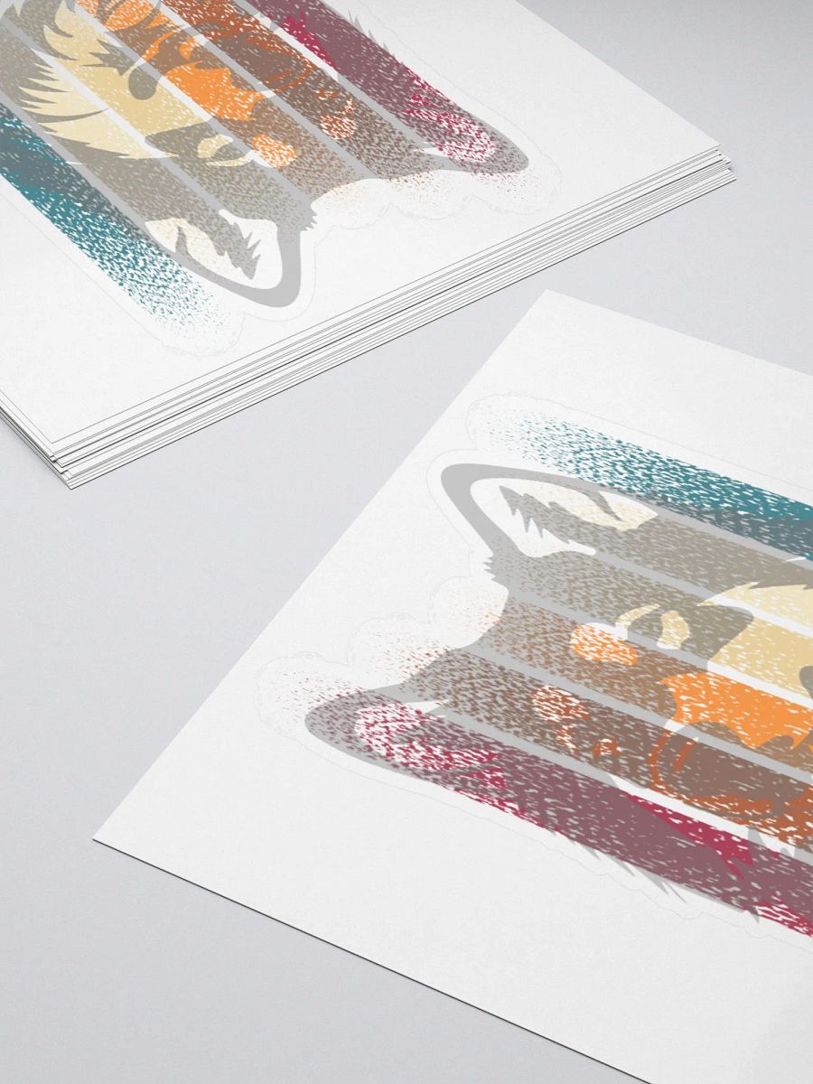 Alaskan Malamute Light Gradation Color Sticker product image (5)