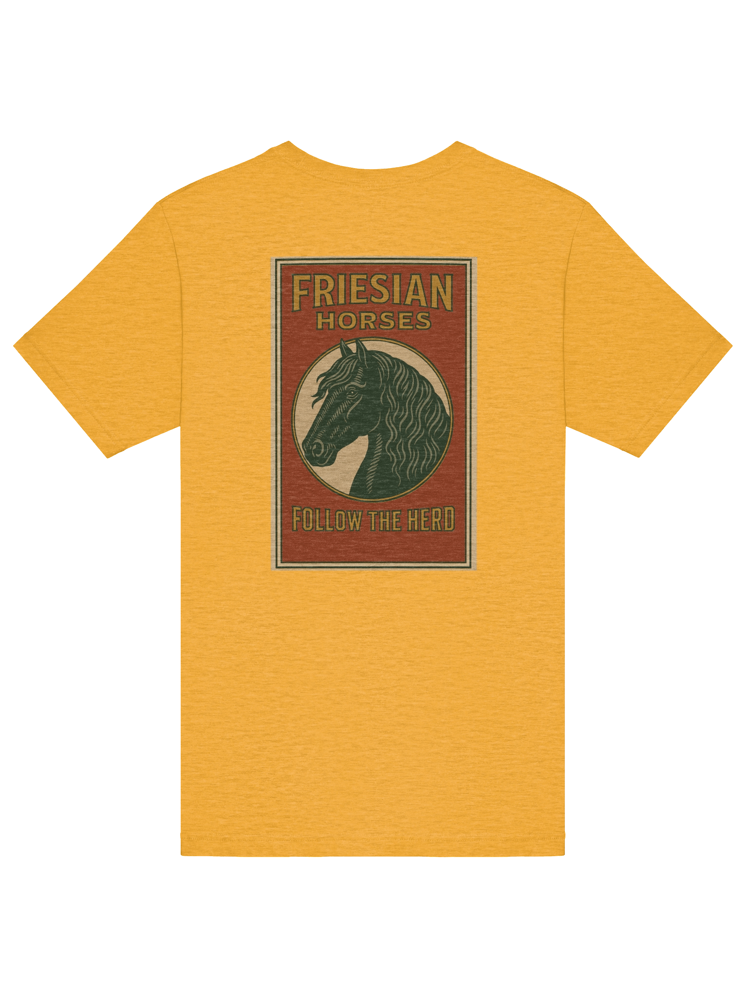 Vintage Friesian horses premium t-shirt product image (6)