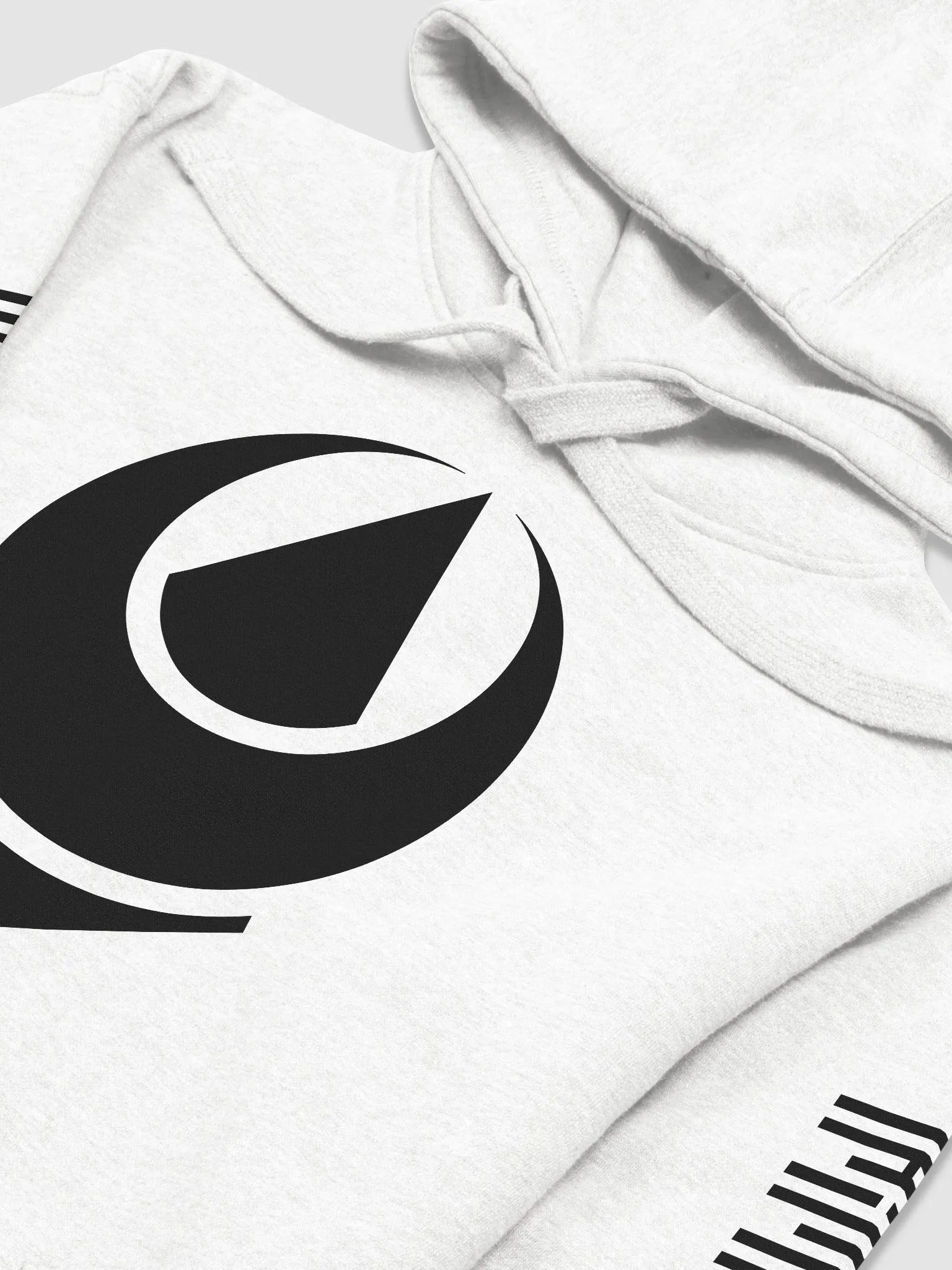 Rav Logo Solid Black Back Front 'n' Sleeves Hoodie product image (3)