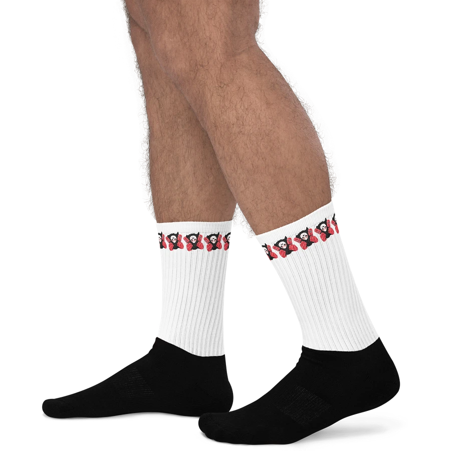 White Visceral Stripe Socks product image (20)