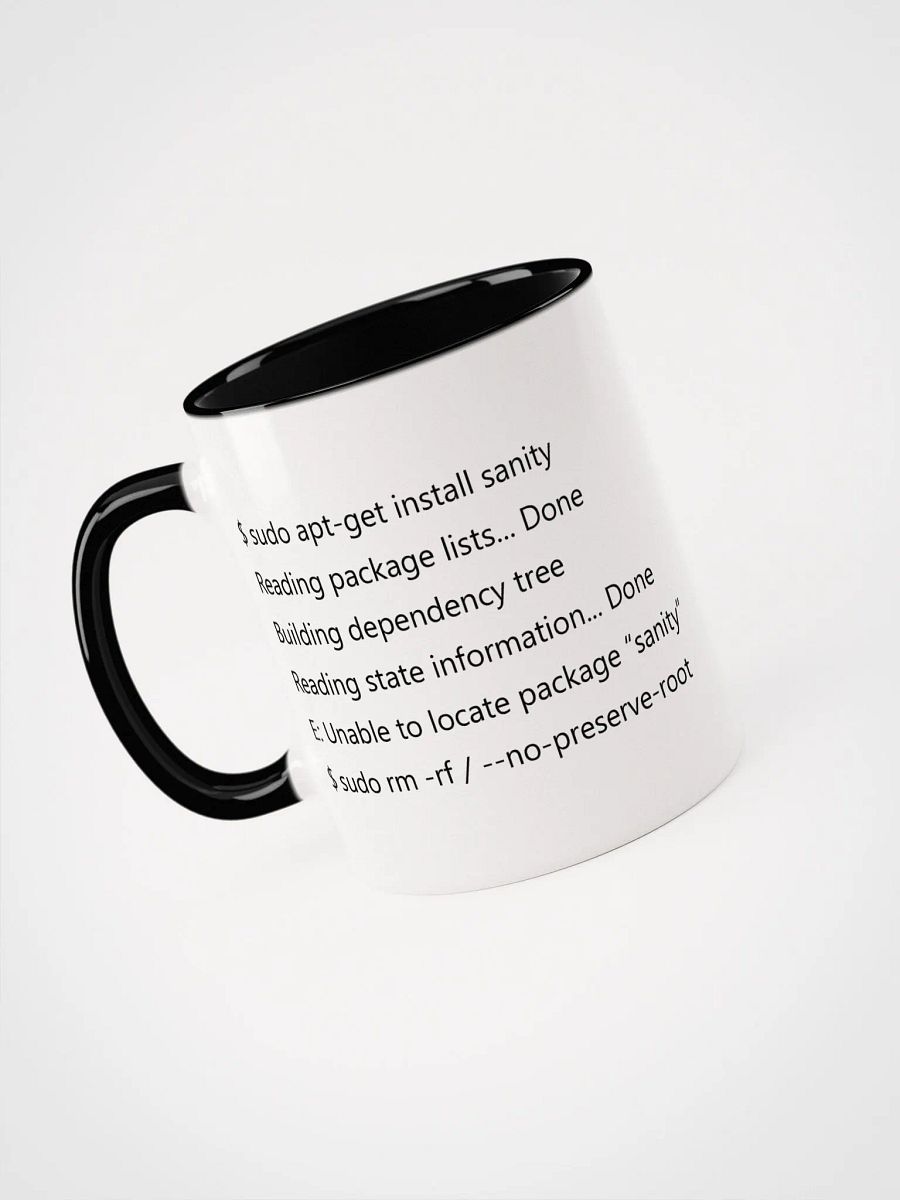 Cannot find sanity Mug product image (1)