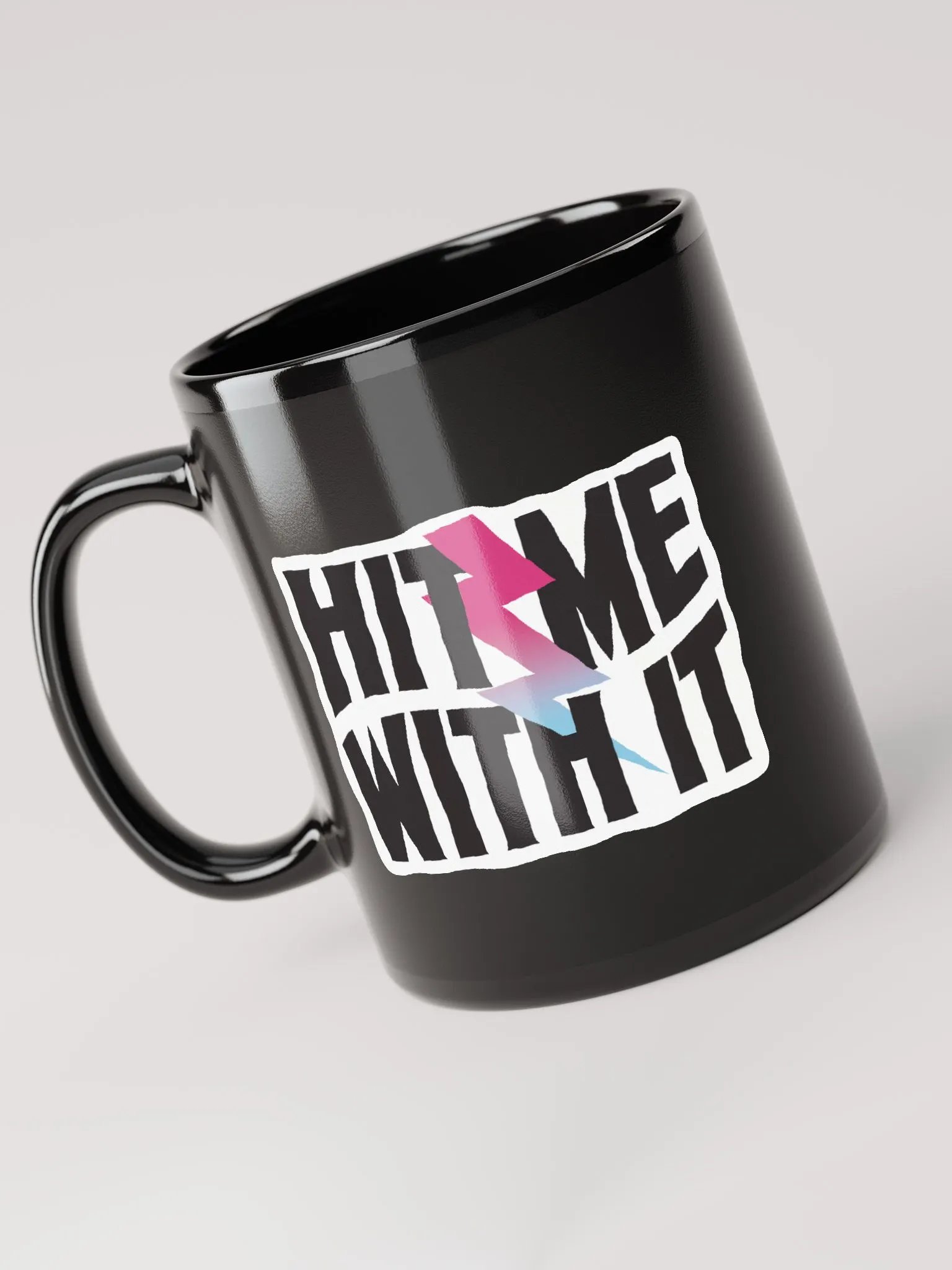 'Hit Me With It' mug - in black! product image (5)