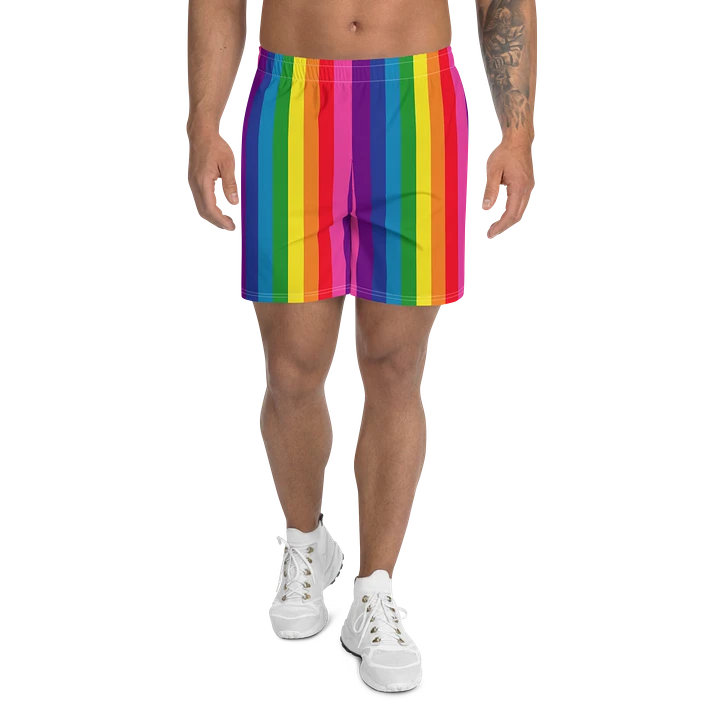 1978 Rainbow Pride Flag = 8-Color - All-Over Print Shorts product image (2)