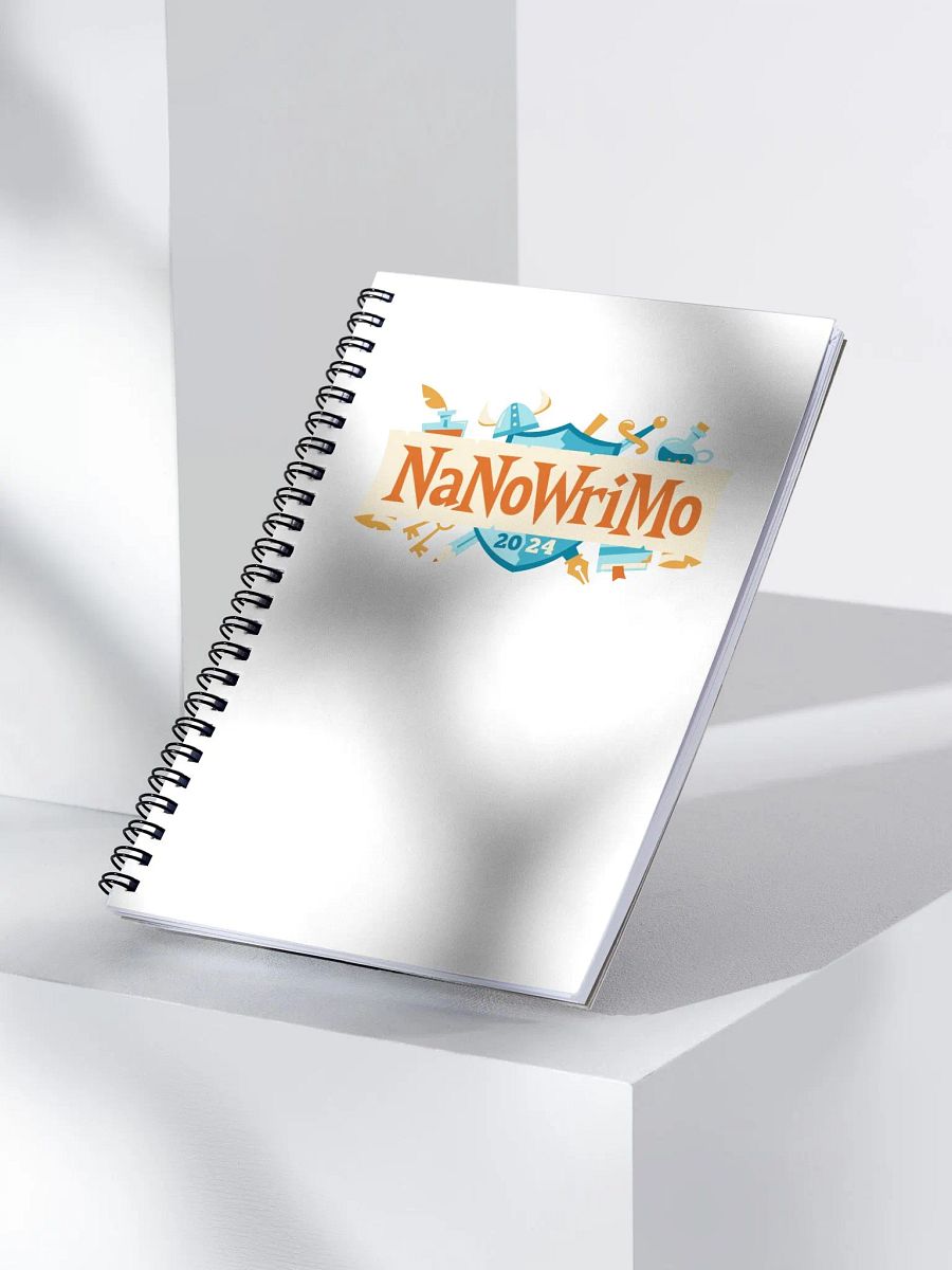 NaNoWriMo Spiral-Bound 2024 Logo Notebook product image (3)