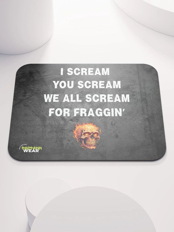 Flaming Skull Classic Mouse Pad product image (1)