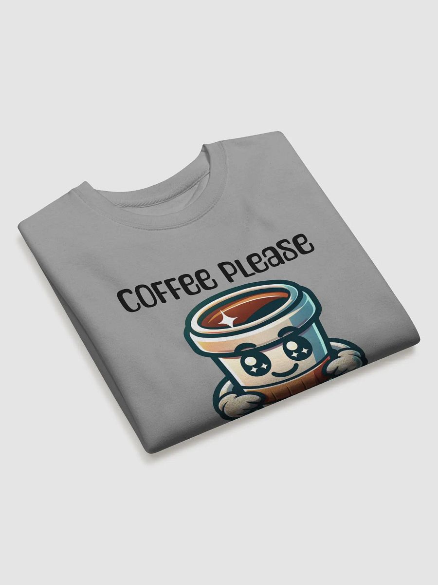 Cheerful Coffee Cup Character Premium Sweatshirt product image (15)
