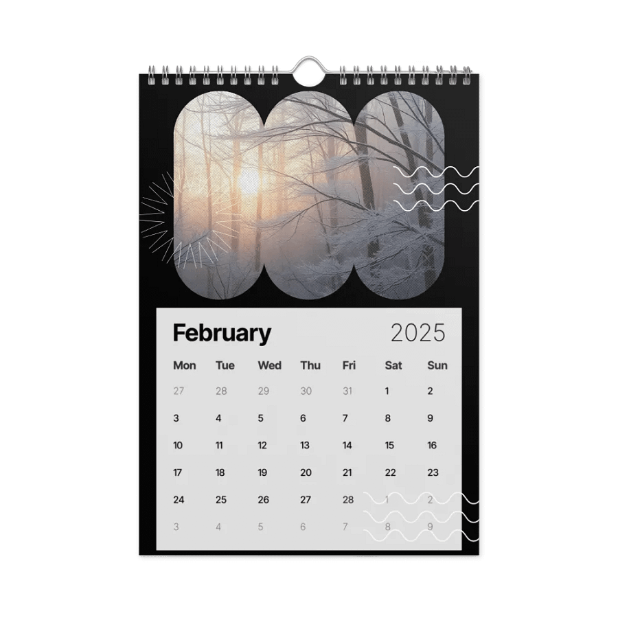 SEASONAL NATURE WALL CALENDAR 2025 product image (5)