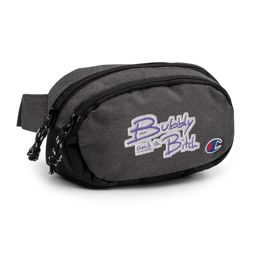 Bubbly and a B*tch (purple bubble design) champion fanny pack product image (3)