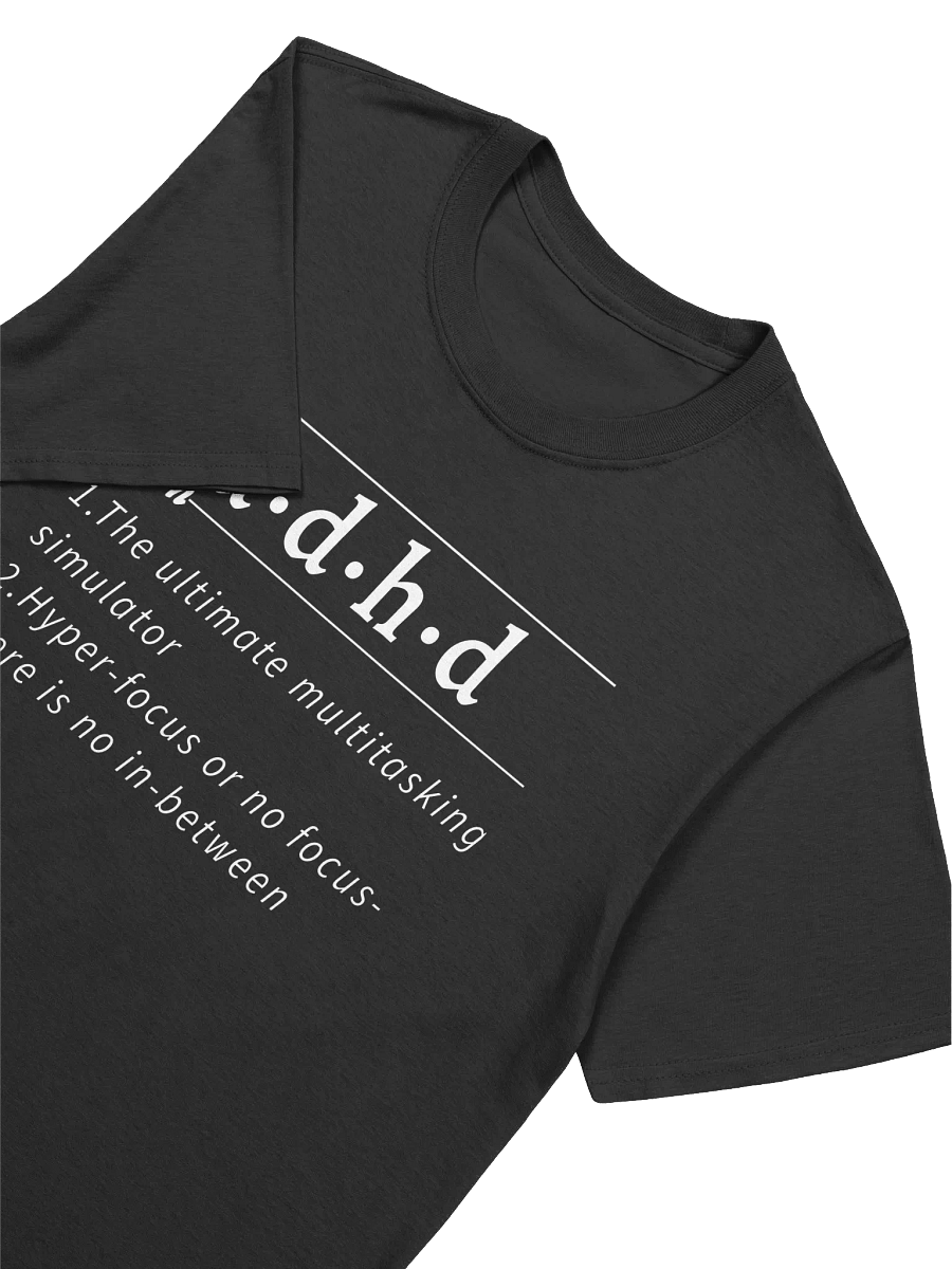 ADHD Definition Unisex Tee wht v1 product image (2)