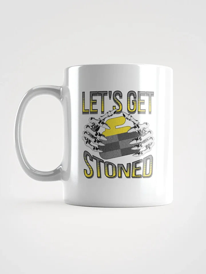 Lets Get Stoned Curling Glossy White Mug product image (1)