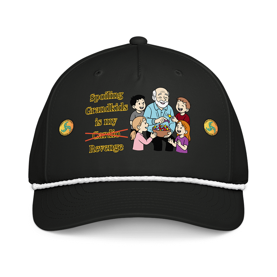Spoiling Grandkids is my Cardio (Male) Richardson Five-Panel Classic Rope Cap product image (1)