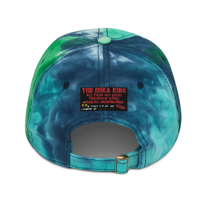Gorra deportiva teñida con efecto tie-dye The Mika King Wear Fitness No pain no gain training hard edition. product image (2)