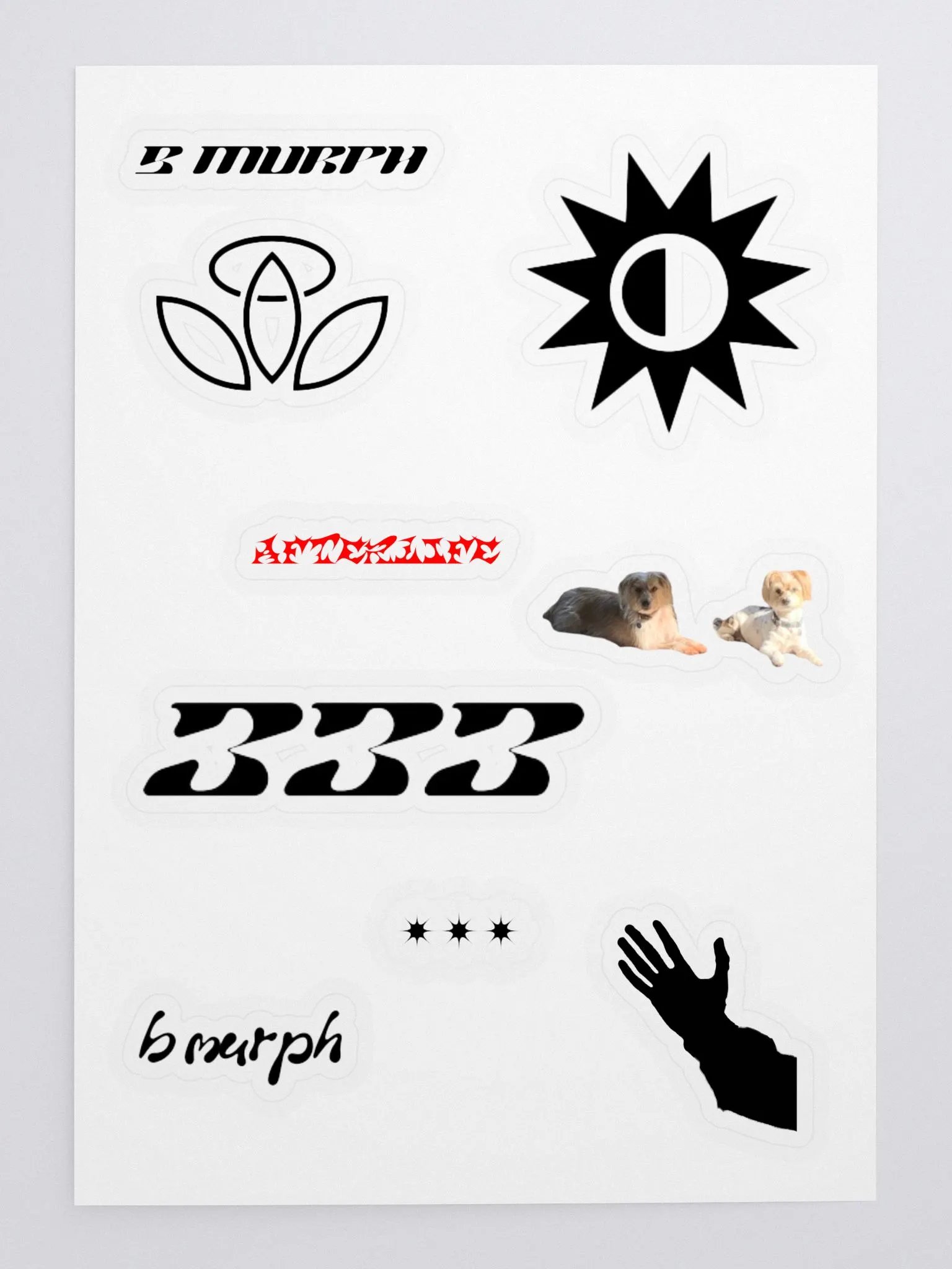 B MURPH Sticker Sheet product image (3)