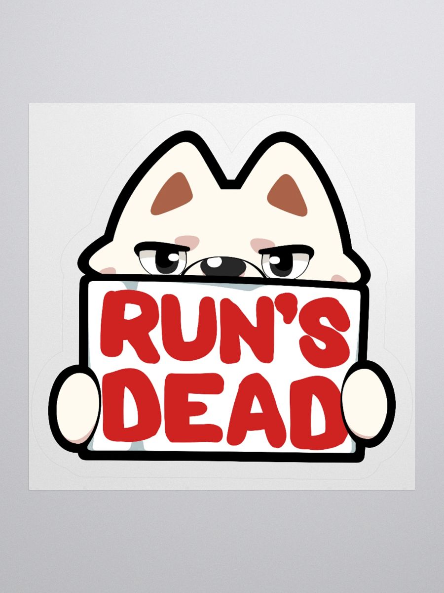 Run's Dead Sticker product image (2)