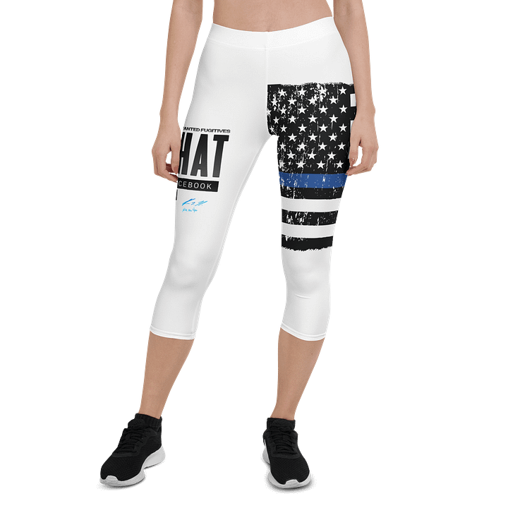 Nik The Hat | White Leggings – Summer ’25 BACK THE BLUE Edition product image (2)