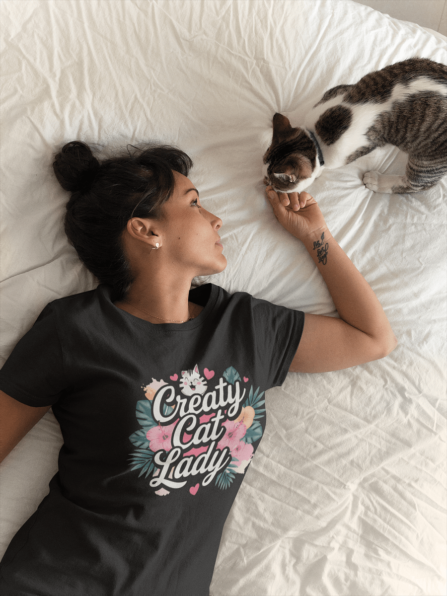 Creaty Cat Lady Tee product image (6)