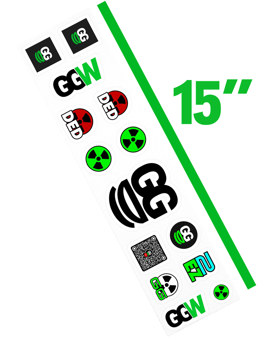 Good Gaming World Sticker Sheet product image (1)