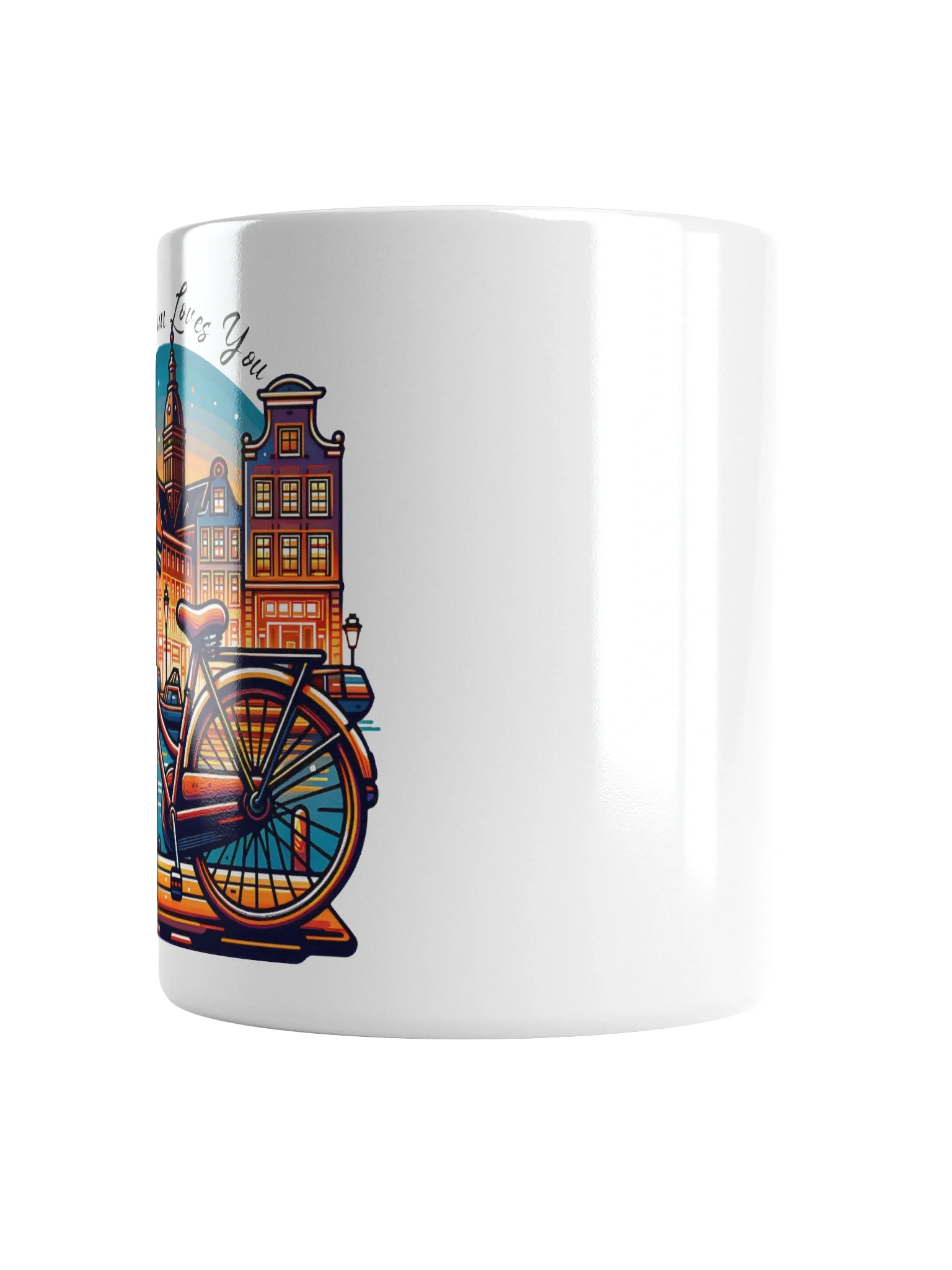 Amsterdam Loves You White Glossy Mug product image (3)