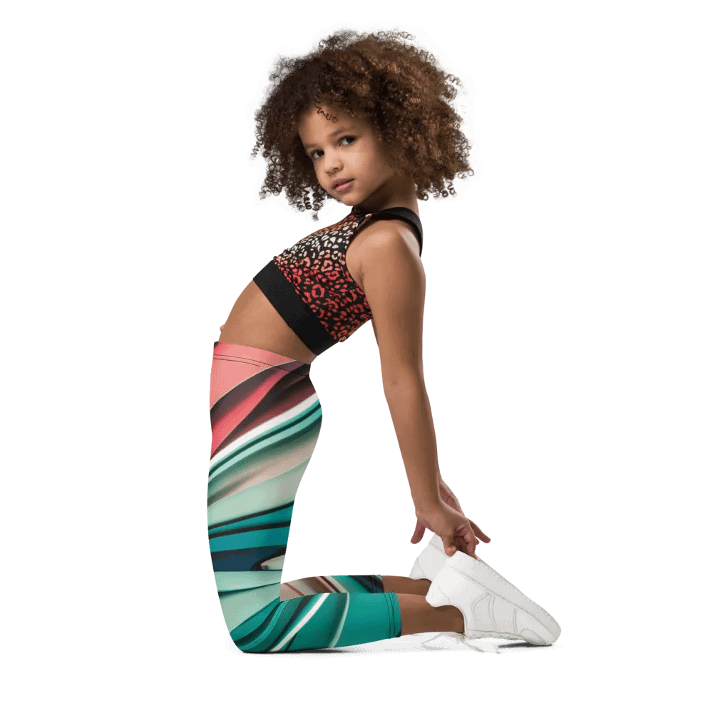 TDS Music Kids Abstract Leggings in Vibrant Colors (Sizes 2T-7) product image (11)