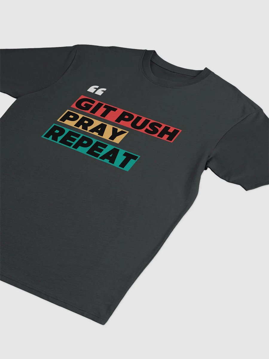 GIT PUSH PRAY REPEAT Men's Premium Tee product image (5)