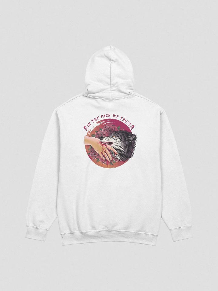 Premium Hoodie In the Pack We Trust (White) product image (2)