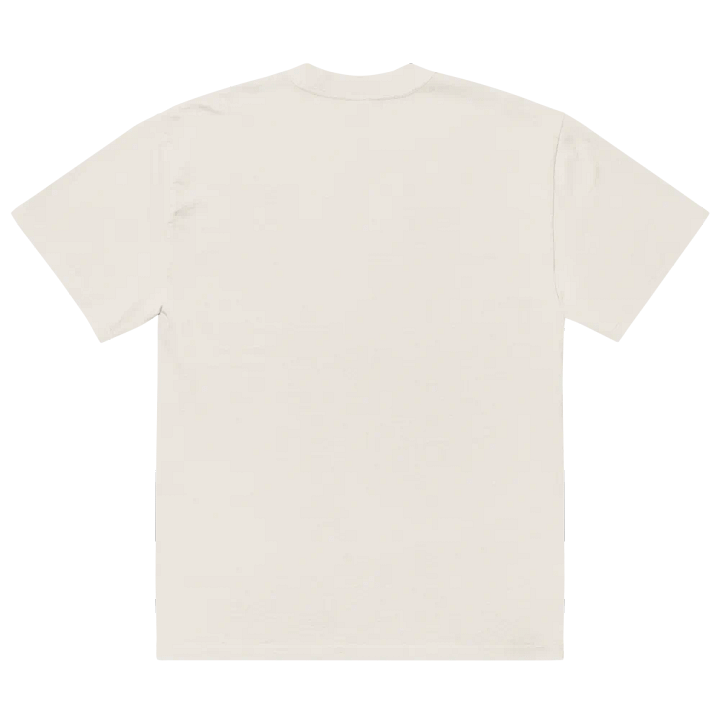 DNAGE RCRDS Embroidered T Shirt (Faded Bone) product image (2)