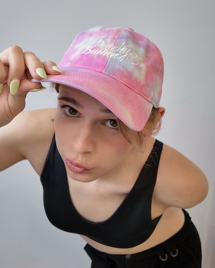 Trans Tie-Dye Dad Hat product image (2)