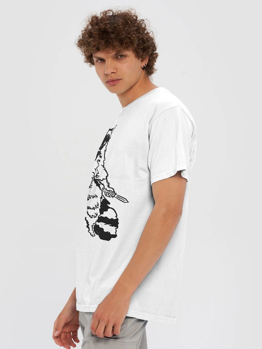 Chill Racoon Hand-Cut Lithograph Tee product image (6)