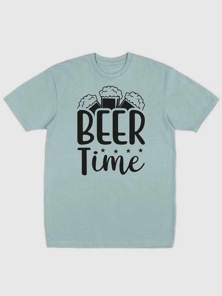 Shadowed Elegance Tee Cheers to Beer Time: The Ultimate Funny Drinking Apparel for Craft Beer Lovers! product image (1)