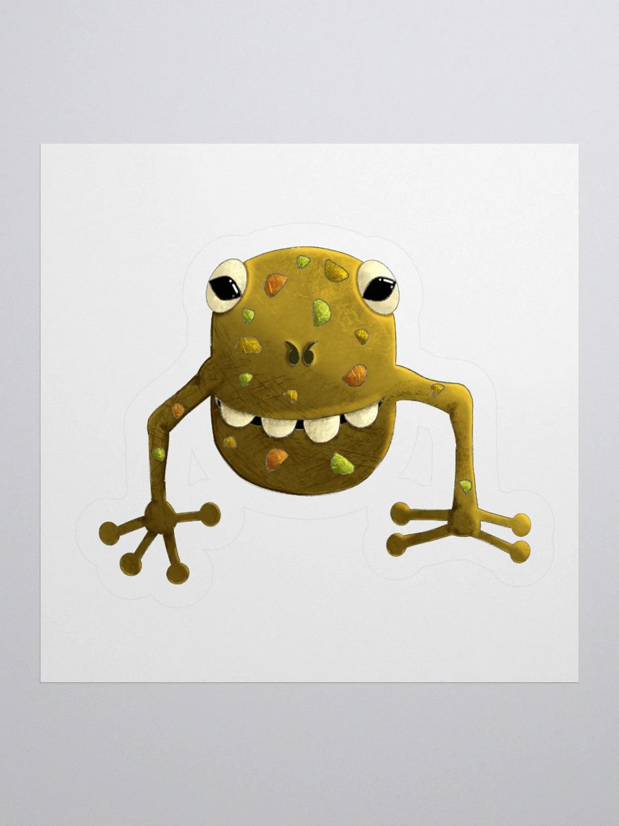 Little Monster Froad Kiss Cut Stickers product image (2)