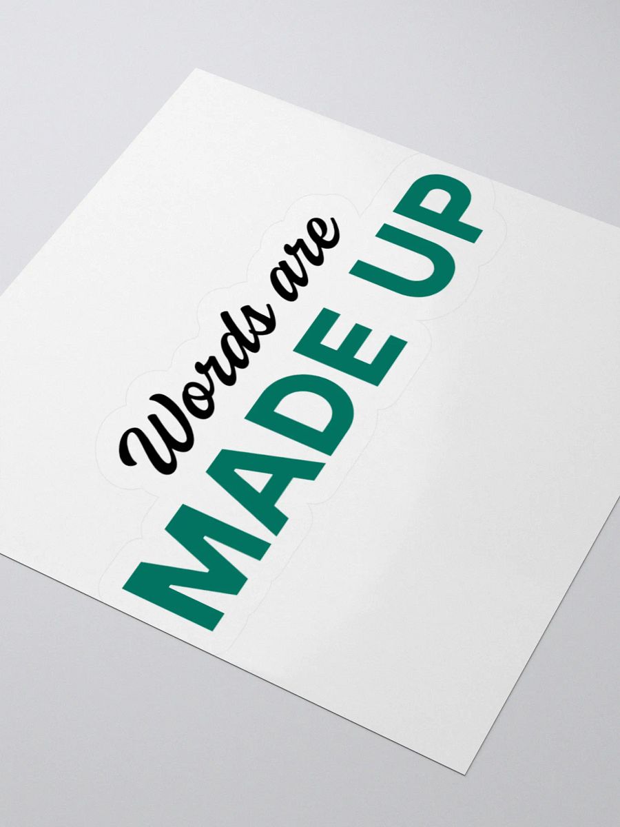 words are made up sticker product image (7)