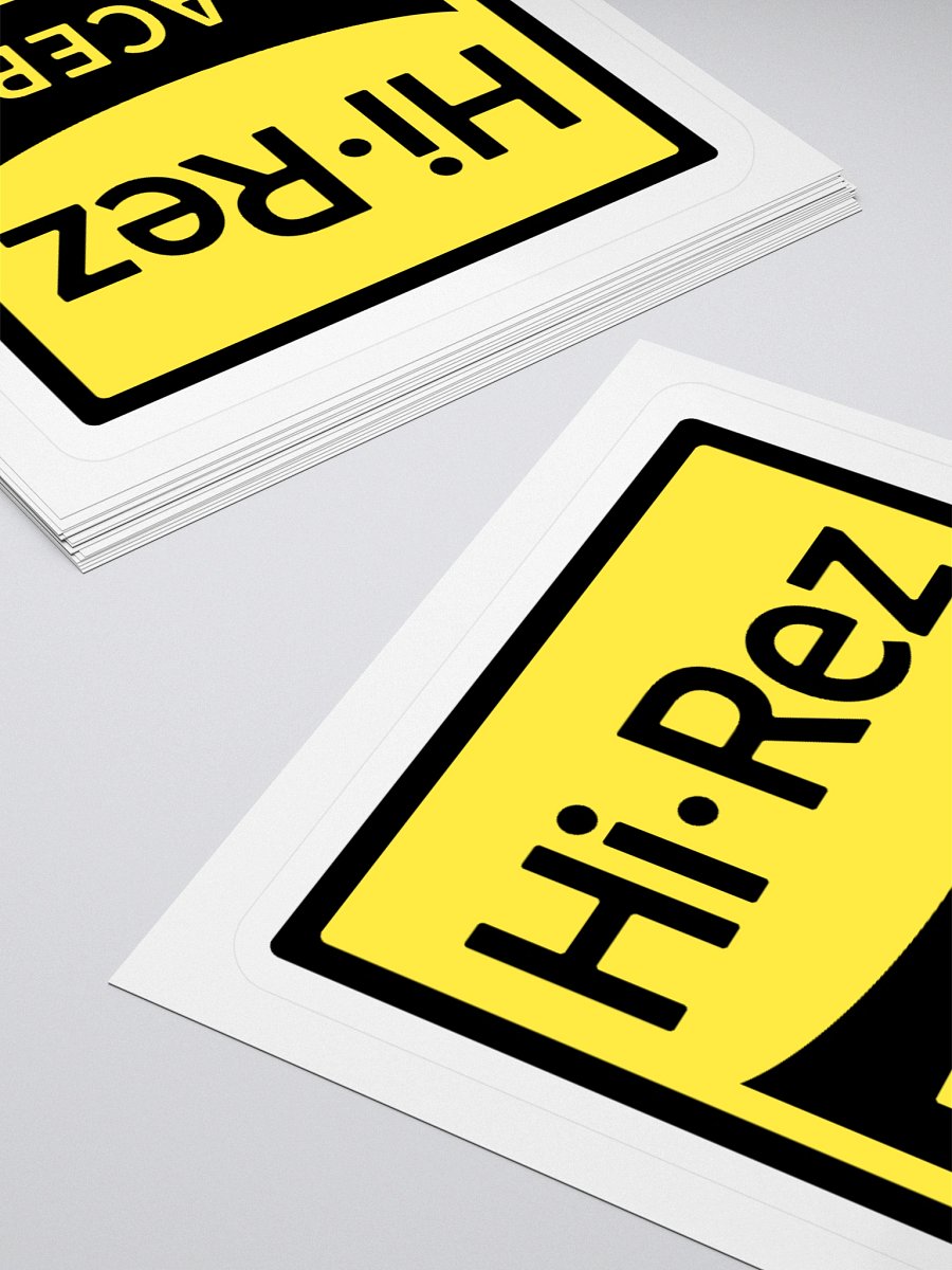 Hi-Rez sticker product image (4)