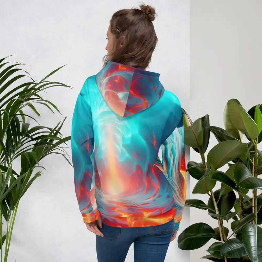 Fire and Ice - Molten Lava Meets Ice #3 product image (11)