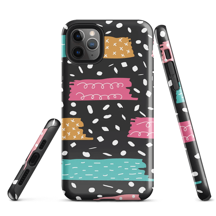 Vibrant Brushstrokes iPhone® Tough Case product image (1)