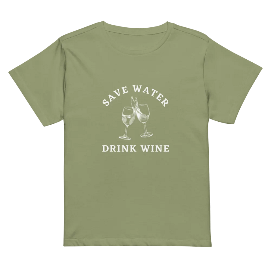 Save Water Drink Wine Baby Tee product image (1)
