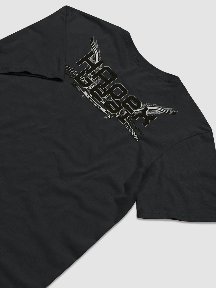 Lightweight Fashion Short Sleeve T-Shirt - Black HApex Gear White Logo product image (6)