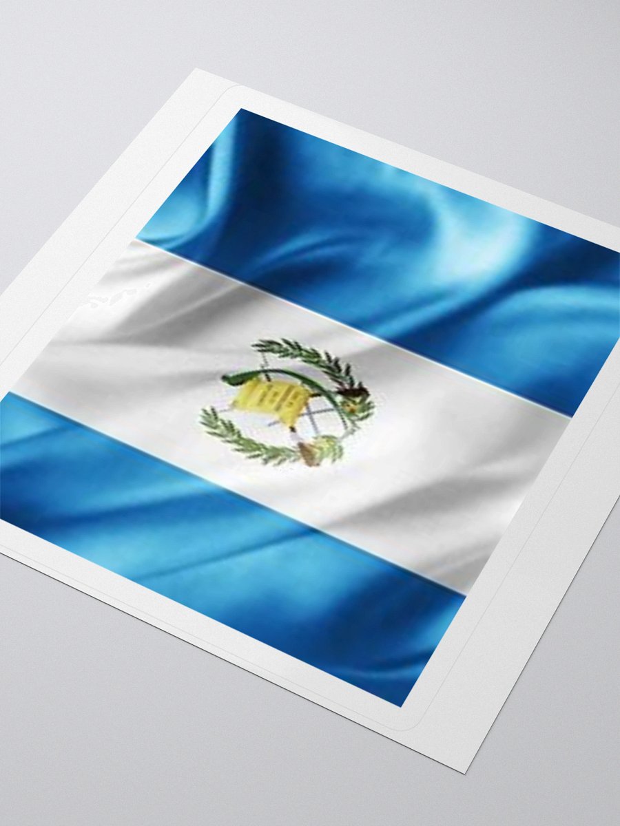 Guatemala Flag Sticker | Quetzal Coat of Arms Design | Durable Vinyl | 3 Sizes product image (7)