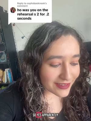 Replying to @sophsbooknook Someone else told me again todayyyy 😂 How are you guys noticing, it’s literally so quick 😭😂 #nicolemariedlc #nicoledelacruz #therehearsal 