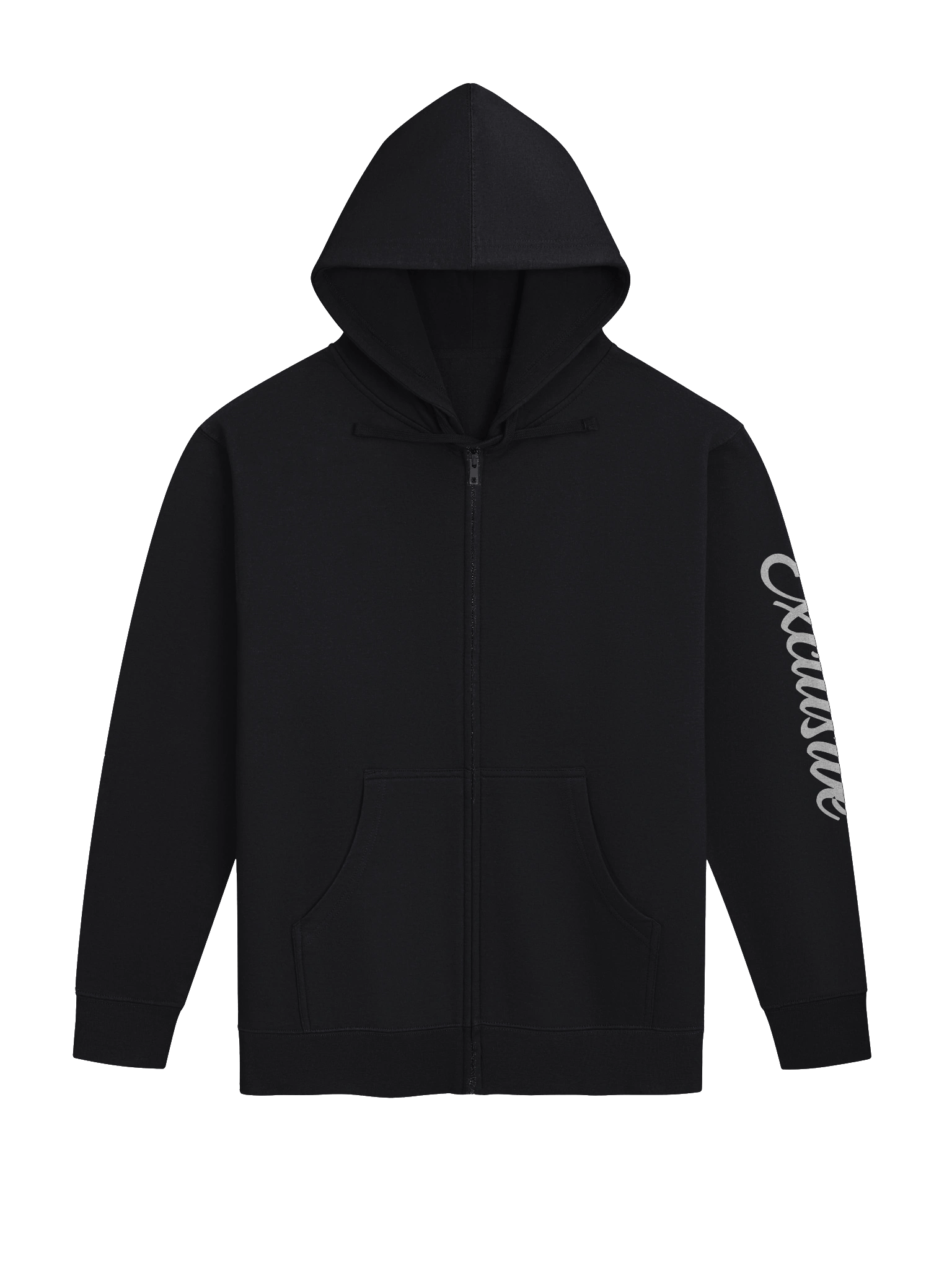 White Logo Zip-Up Hoodie product image (2)