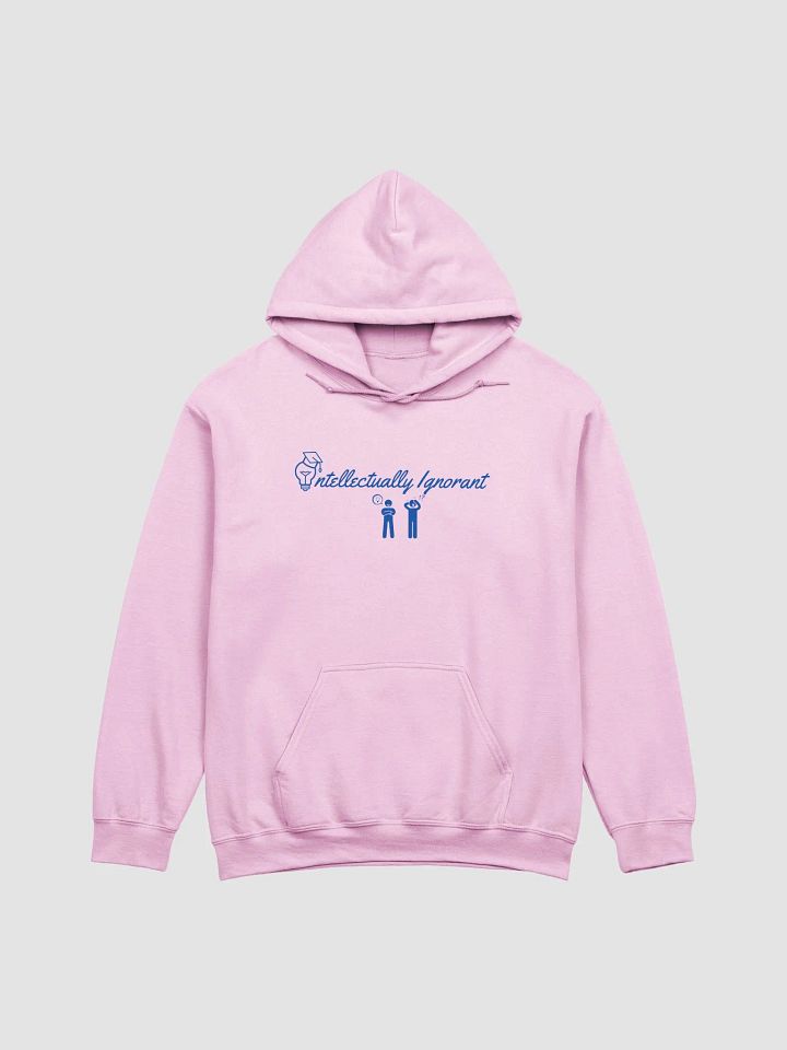 Intellectually Ignorant (Blue Logo) Gildan classic Hoodie product image (3)