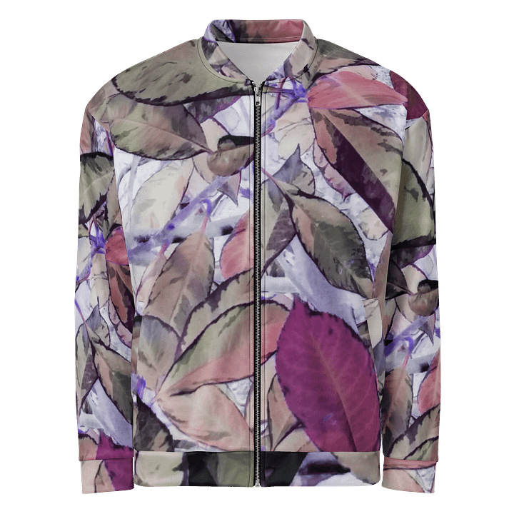 Marble Leaves Bomber Jacket product image (1)