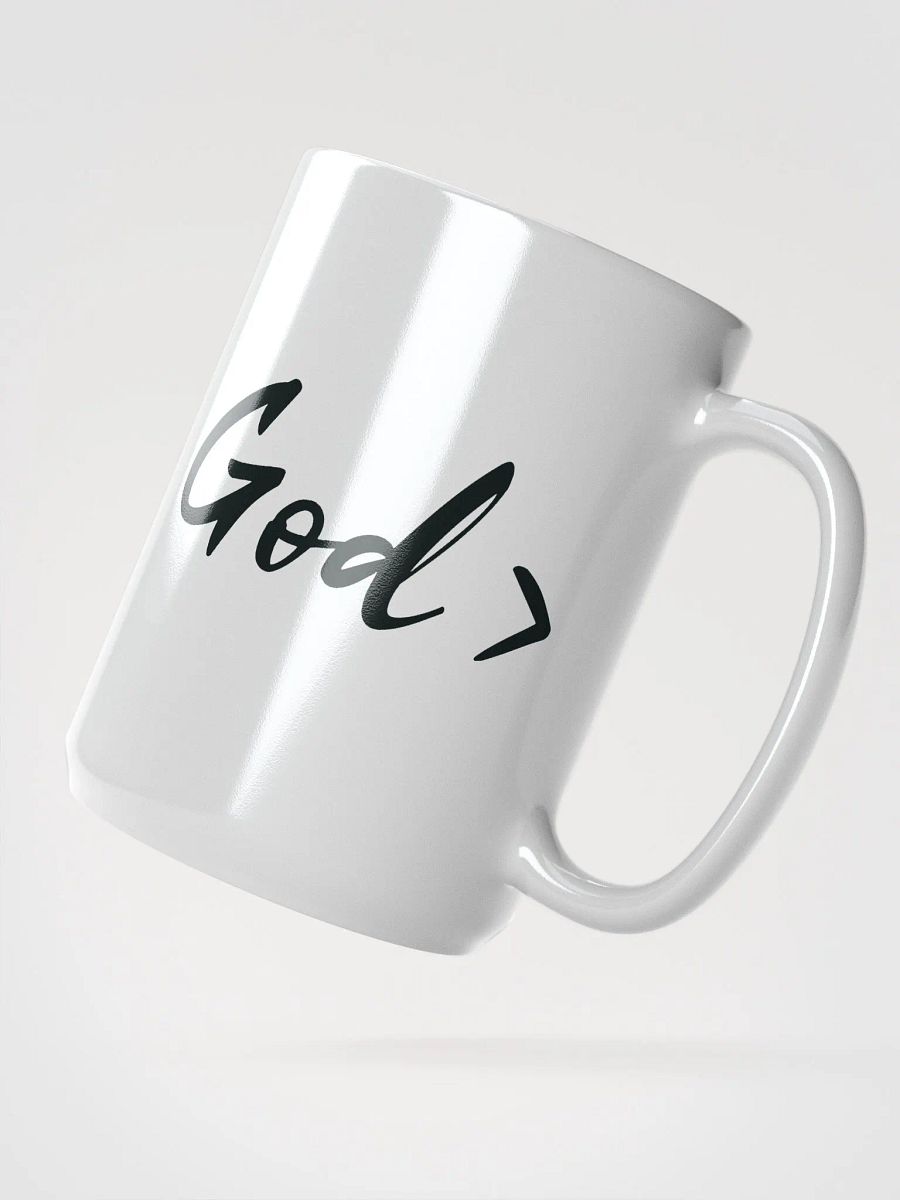 God > BLACK TEXT MUG product image (2)