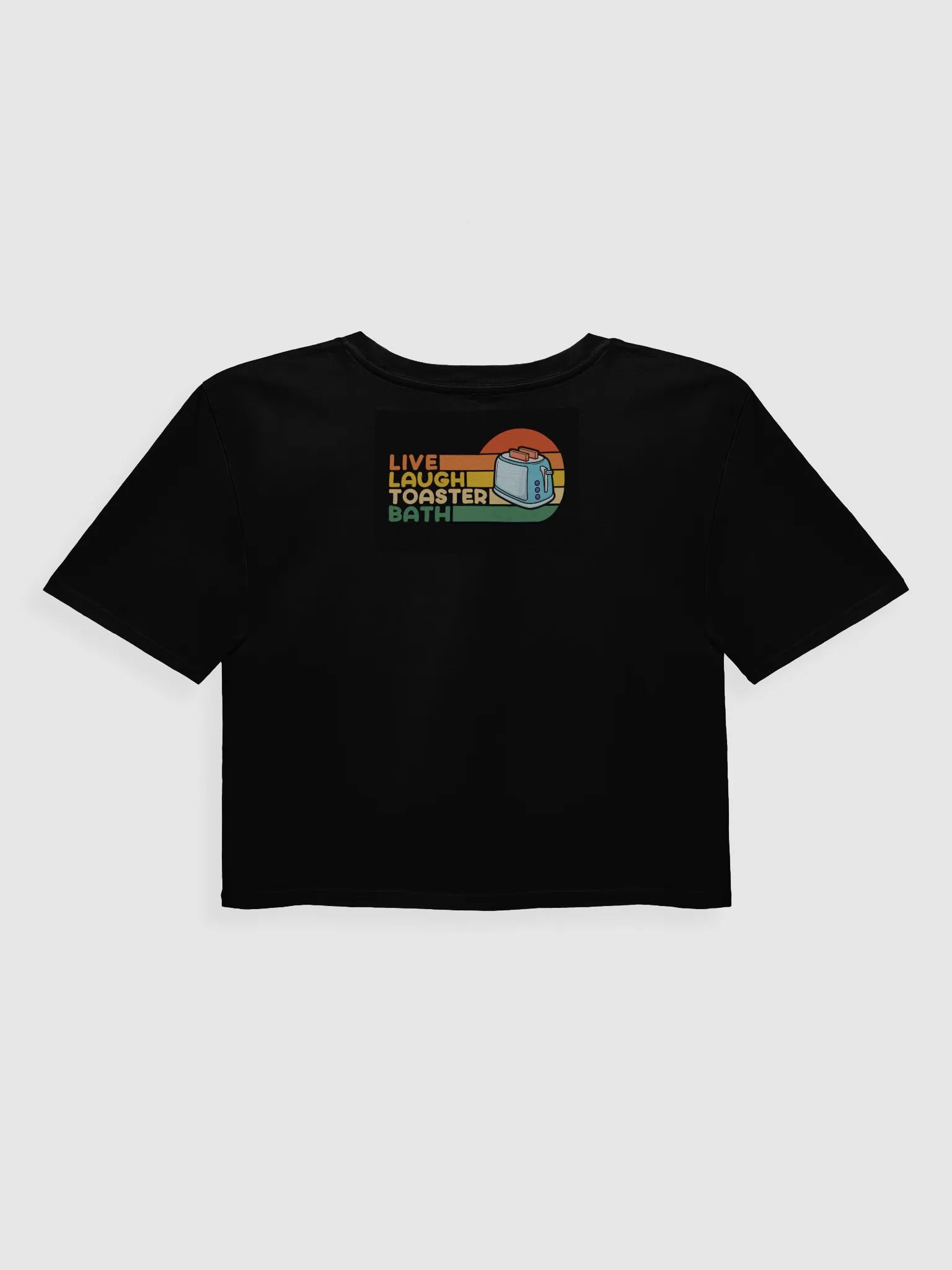 live laugh toaster bath girls crop top product image (10)