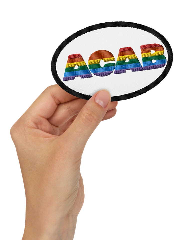 ACAB 4 inch oval patch product image (1)
