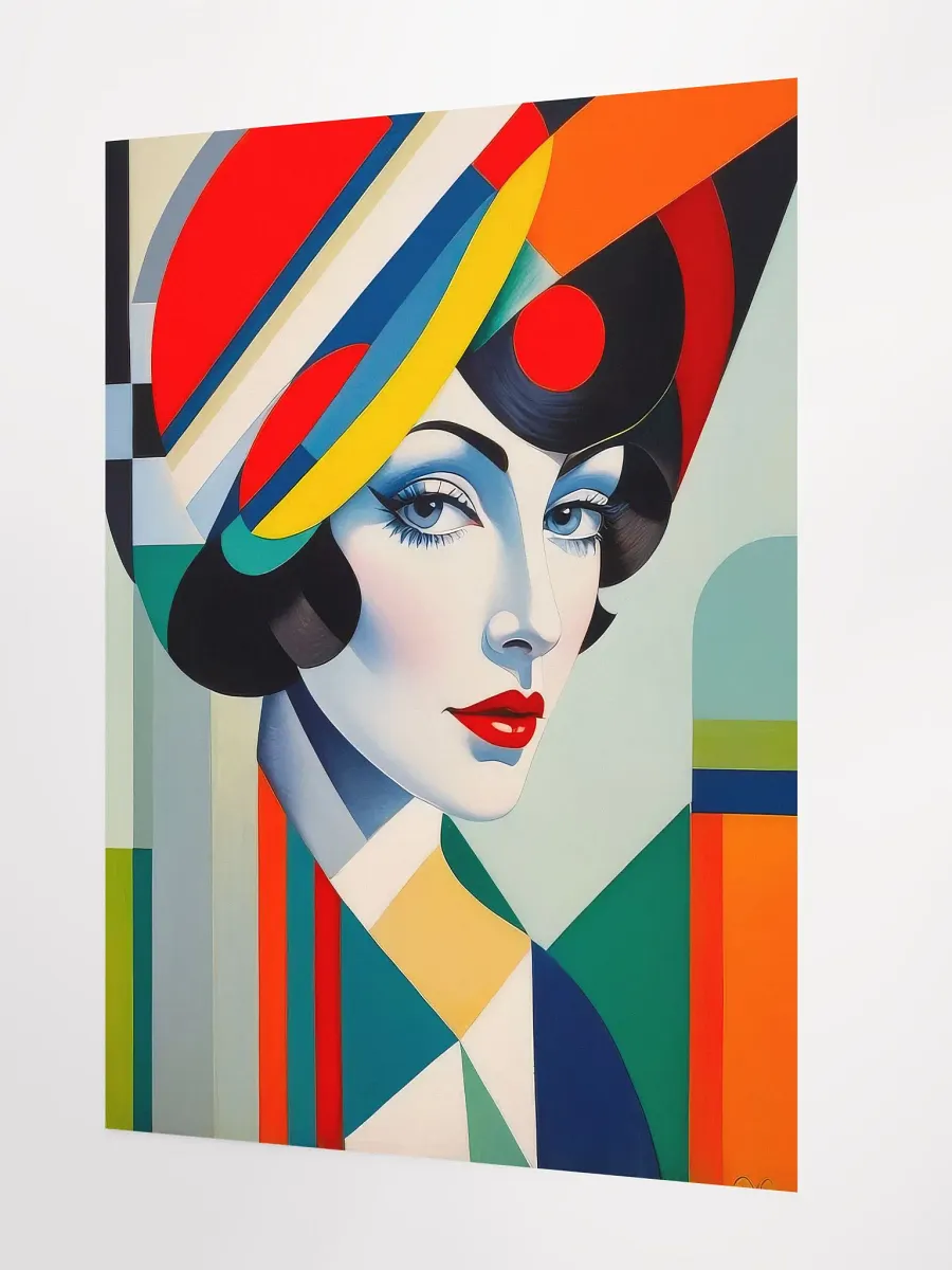 Vibrant Lucy - Flapper Girl Poster - Medium Size 18x24 Inches product image (2)