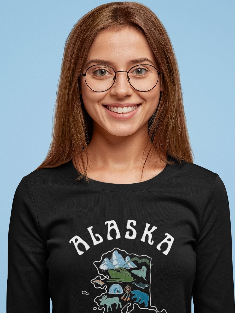 Unisex Longsleeve Adult Alaska Cruise Squad Dark Shirt product image (1)