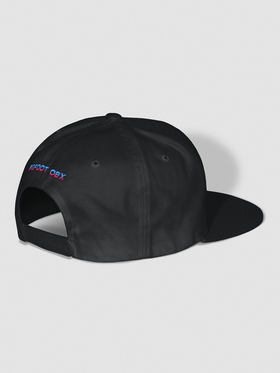 Retro-Inspired Black Snapback 100% Cotton Twill – Retro-Inspired Logo Edition product image (3)