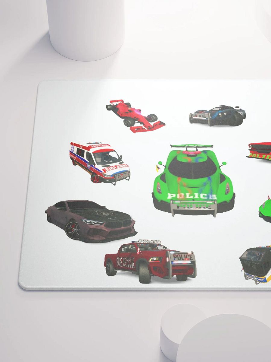 Racing Rescue Mouse Pad product image (10)